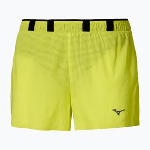 Pantaloni scurți de alergare pentru bărbați Mizuno Tech Light Split 1.5 lightning yellow