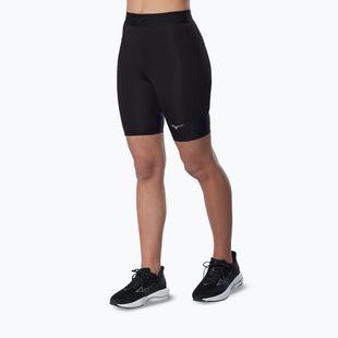 Pantaloni scurți de alergare pentru femei Mizuno Core Impulse Mid black
