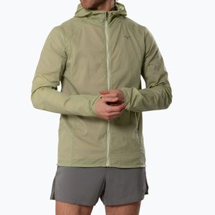 Geacă de alergare pentru bărbați Mizuno Tech Light Hooded elm