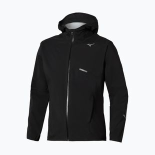 Geacă de alergare pentru bărbați Mizuno Trail Waterproof 20K Hooded black