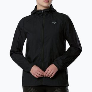 Geacă de alergare pentru femei Mizuno Tech Light Hooded Jacket black
