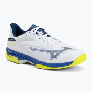 Încălțăminte de tenis Mizuno Wave Exceed Court AC white/dazzling blue/lightning