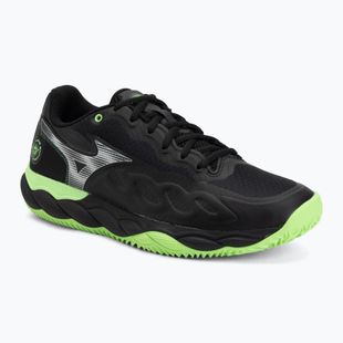Încălțăminte de padel Mizuno Wave Enforce Court Padel black/foliage green/glowing ap