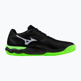 Încălțăminte de padel Mizuno Wave Enforce Court Padel black/foliage green/glowing ap