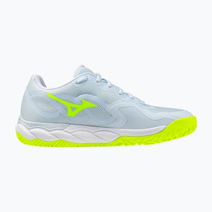 Încălțăminte de tenis pentru femei Mizuno Wave Enforce Court CC W ice water/lightning yellow/ancient