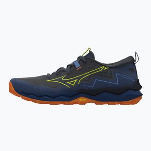Încălțăminte de alergare pentru bărbați Mizuno Wave Daichi 9 estate blue/lightning yellow