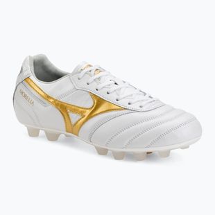 Încălțăminte de fotbal Mizuno Morelia II Japan FG white/football gold/galaxy silver
