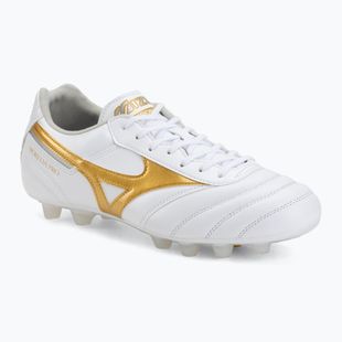 Încălțăminte de fotbal Mizuno Morelia II Pro FG white/football gold/galaxy silver