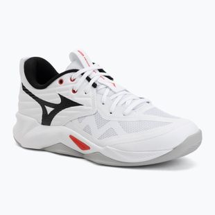 Încălțăminte de volei Mizuno Wave Momentum Pro white/black/fiery red