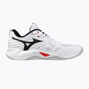 Încălțăminte de volei Mizuno Wave Momentum Pro white/black/fiery red