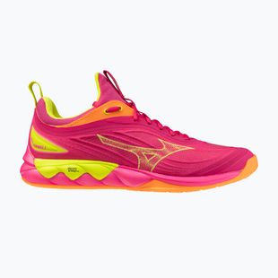 Încălțăminte de volei Mizuno Wave Luminous 3 mugen pink tetra/fortune yellow/ligh