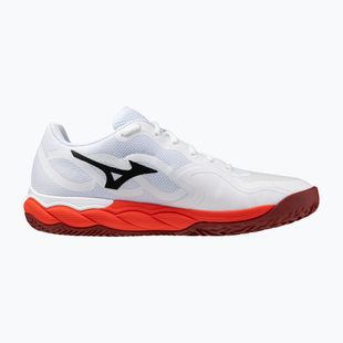 Încălțăminte de tenis pentru bărbați Mizuno Wave Enforce Court CC fiery red/white/sun-dried tomato