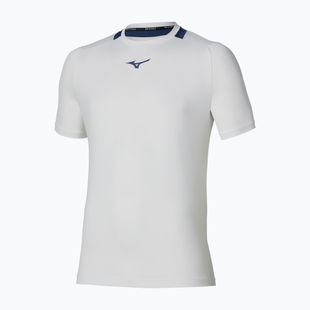 Tricou de tenis pentru bărbați Mizuno Tennis Core Short Sleeve Tee white/insignia blue
