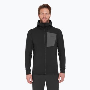 Hanorac bărbătesc Rab Superflux Hoody black QFG-13-BLK