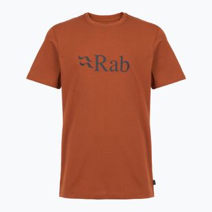Tricou pentru bărbați Rab Stance Logo red earth