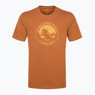 Tricou pentru bărbați Rab Stance Alpine Peak red earth