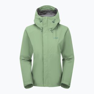 Geacă de ploaie pentru femei Rab Downpour fig green