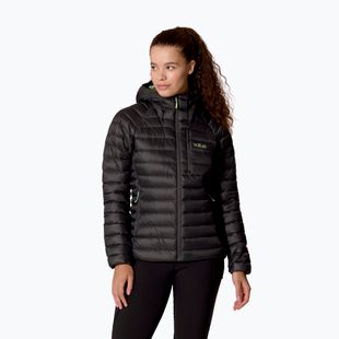 Geacă cu puf pentru femei Rab Microlight Alpine Hoody graphene
