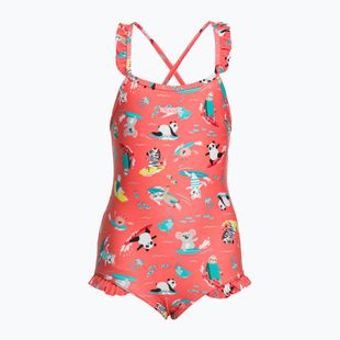 Speedo Digital Frill Digital Frill Thinstrap Costum de baie o singură bucată pentru copii Orange 8-1288115155