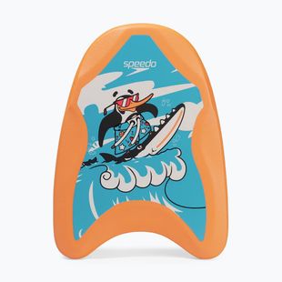 Placă de înot Speedo Turtle Printed Float chima azure blue/fluro orange