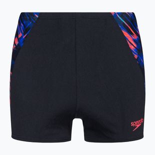 Pantaloni scurți de baie Speedo ECO END+ Splice pentru bărbați, negru/portocaliu