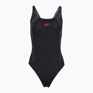 Costum de baie întreg pentru femei Speedo HyperBoom Splice Muscleback black/electric pink