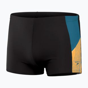 Boxeri de baie pentru bărbați Speedo Dive black/dark teal/mandarin Peel