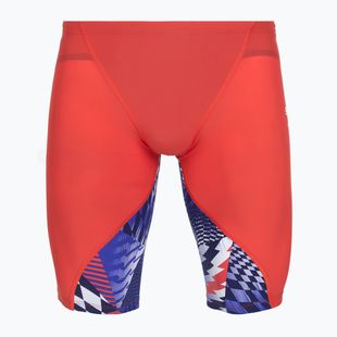 Jammer-uri de înot pentru bărbați Speedo Fastskin LZR Ignite Jammer red/blue/white
