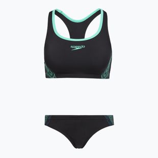 Costum de baie din două piese pentru femei Speedo Placement Bikini arctic glass