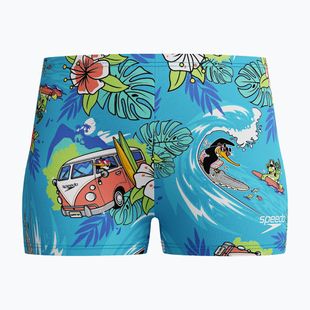 Boxeri de înot pentru copii Speedo Learn To Swim Digital Allover Aquashort picton blue