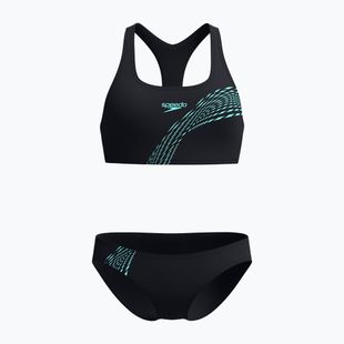 Costum de baie din două piese pentru femei Speedo Placement Bikini set arctic glass