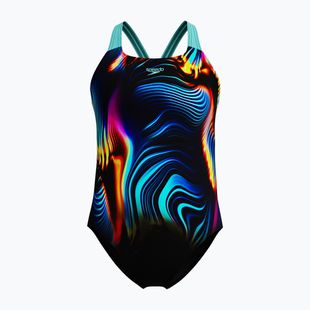 Costum de baie întreg pentru copii Speedo Digital Placement Powerback arctic glass