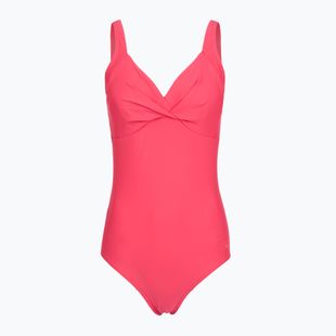 Costum de baie întreg pentru femei Speedo Shaping Cross Knot raspberry fill/vermilion/punch