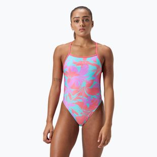 Costum de baie dintr-o piesă pentru femei Speedo Allover Digital Vback kaluna floral/arctic glass