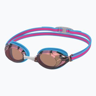 Ochelari de înot pentru copii Speedo Vanquisher 3.0 Mirror picton blue/vermillion/gold mirror