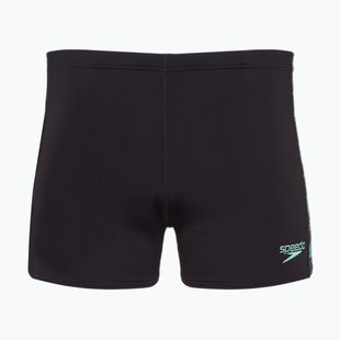 Boxeri de înot pentru bărbați Speedo Hyperboom Panel Aquashort black/dark teal