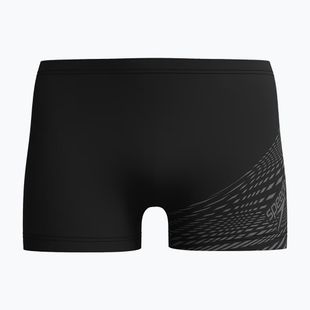 Boxeri de înot pentru bărbați Speedo Medley Logo Aquashort black/usa charcoal