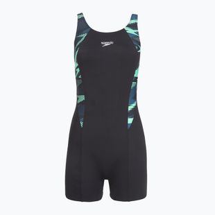 Costum de baie întreg pentru femei Speedo HyperBoom Splice Legsuit dark teal