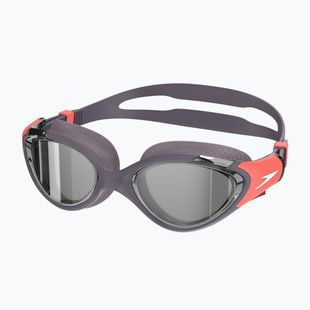 Ochelari de înot pentru femei Speedo Biofuse 2.0 Mirror vintage fog / steel / silver mirror