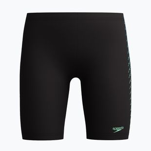 Jammere de înot pentru copii Speedo Plastisol Placement Jammer black/alfalfa green