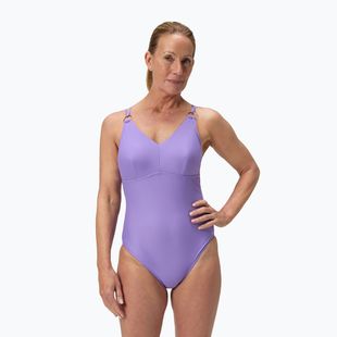 Costum de baie întreg pentru femei Speedo Shaping Strappy purple mist