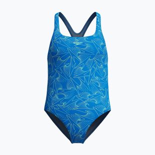 Costum de baie întreg pentru copii Speedo HyperBoom Allover Medalist lagoon blue/celeste