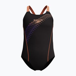 Costum de baie întreg pentru copii Speedo Medley Logo Medalist bright peach