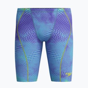Jammeri de înot pentru bărbați Speedo Fastskin HyperSpark Printed Jammer culoarea current/sugar blue
