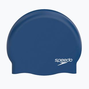 Cască de înot Speedo Plain Moulded Silicone navy