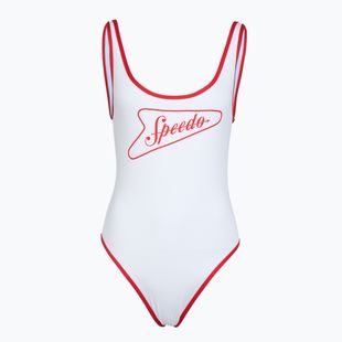 Costum de înot întreg pentru femei Speedo Solid Bound Scoop high risk red/bright white
