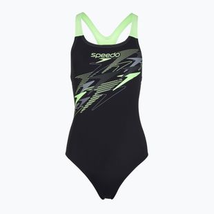 Costum de baie întreg pentru femei Speedo Medley Logo Medalist anthracite/clover