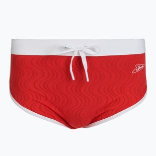 Slipuri de înot pentru bărbați Speedo Texture Brief 3.5" high risk red