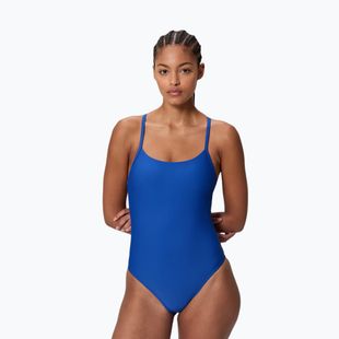 Costum de înot întreg pentru femei Speedo Solid Racerback zaffre blue/anthracite