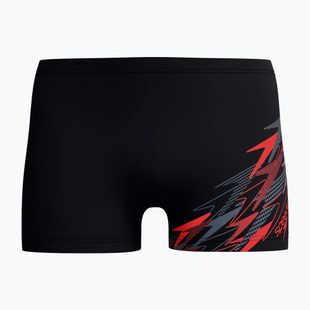 Boxeri de baie pentru bărbați Speedo Medley Logo Aquashort anthracite/hrr